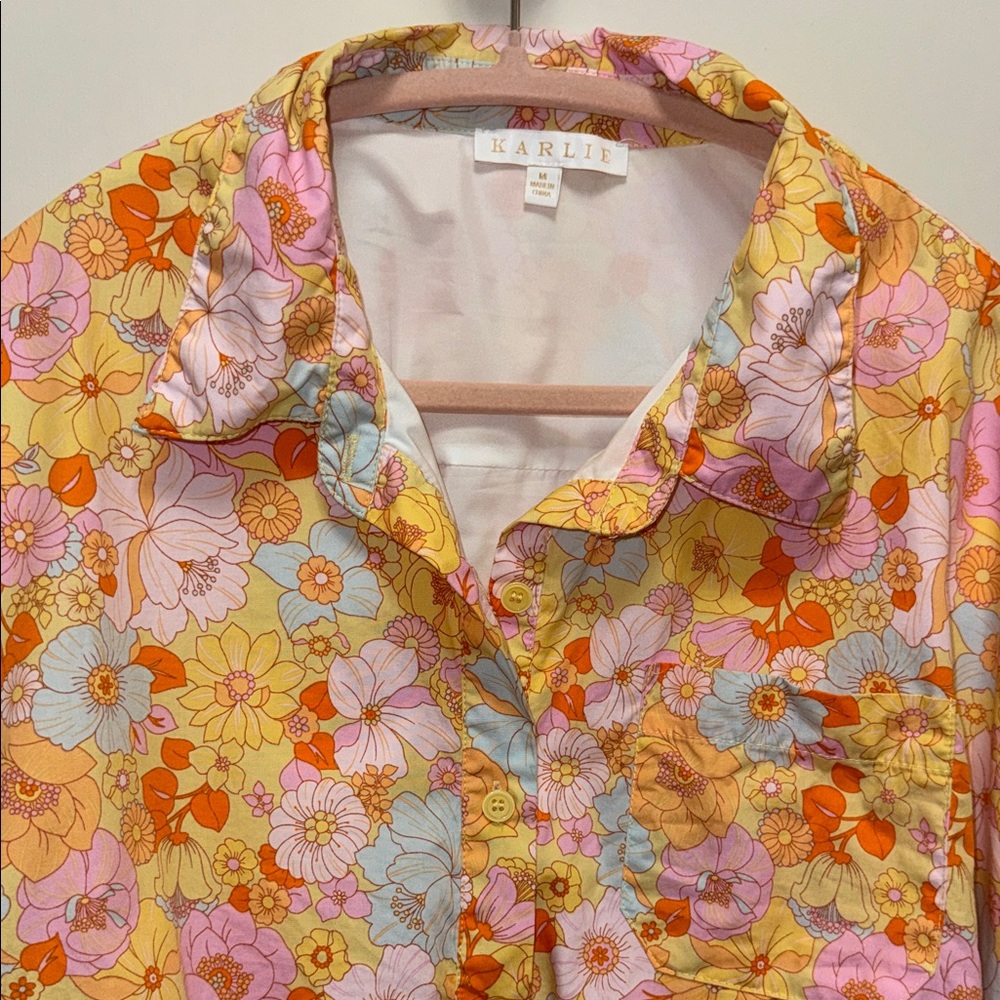 Karlie Multicolor Floral Top - Picture 5 of 11